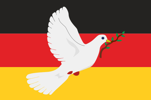 Fahne deutschland mit - deutschland,
