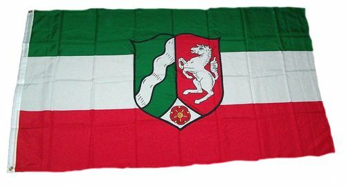 Fahne flagge nordrhein - fahne,