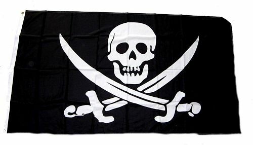 Fahne flagge pirat mit - flagge,