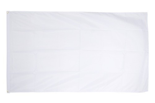 Einfarbig weiß hissflagge - weiß,