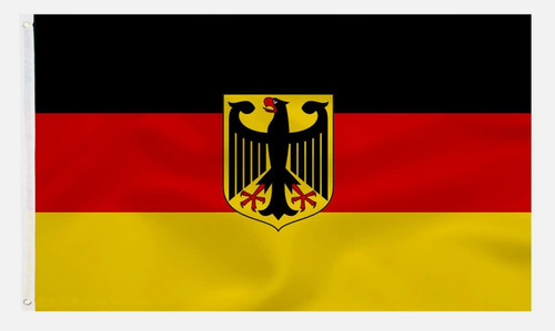 Deutschland mit adler fahne - mit,