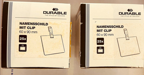 Durable namensschilder mit - durable,