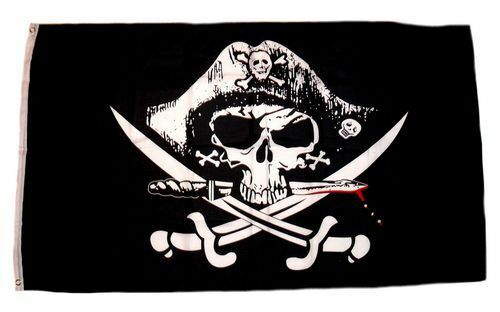 Fahne flagge pirat blutiger - fahne,